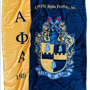 Alpha phi alpha 1906 fraternity College Throw fleece blanket. 50” x 40”